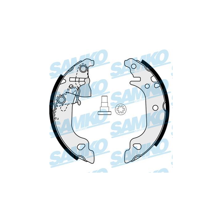 Stabdžių trinkelių komplektas SAMKO 87920