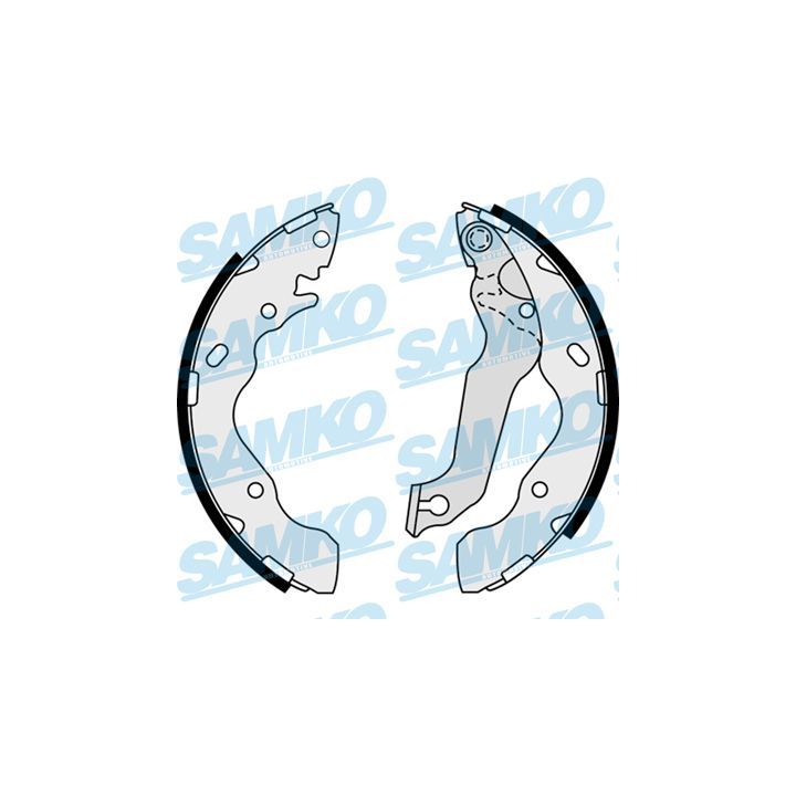 Stabdžių trinkelių komplektas SAMKO 88010