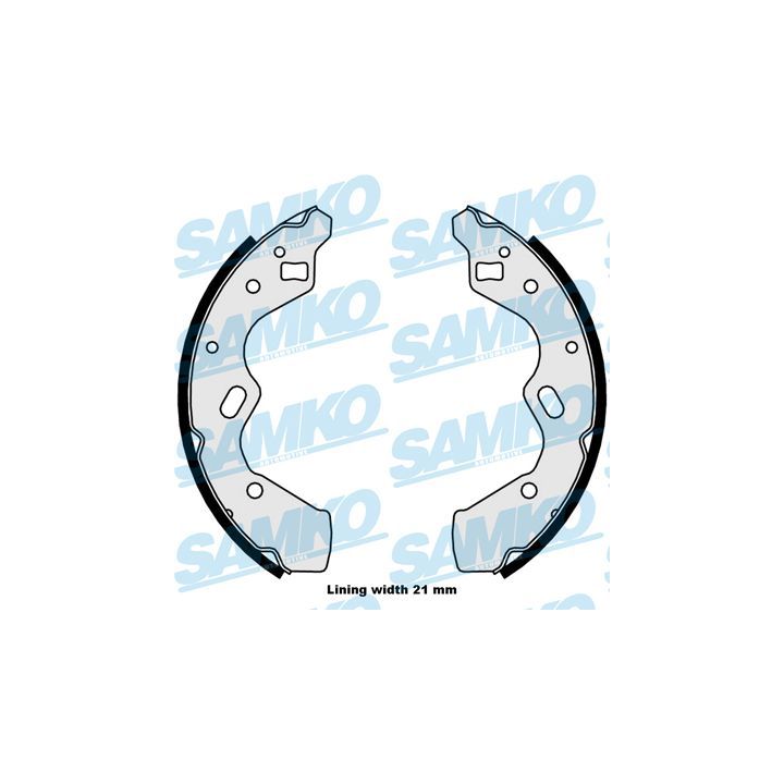 Stabdžių trinkelių komplektas SAMKO 88050
