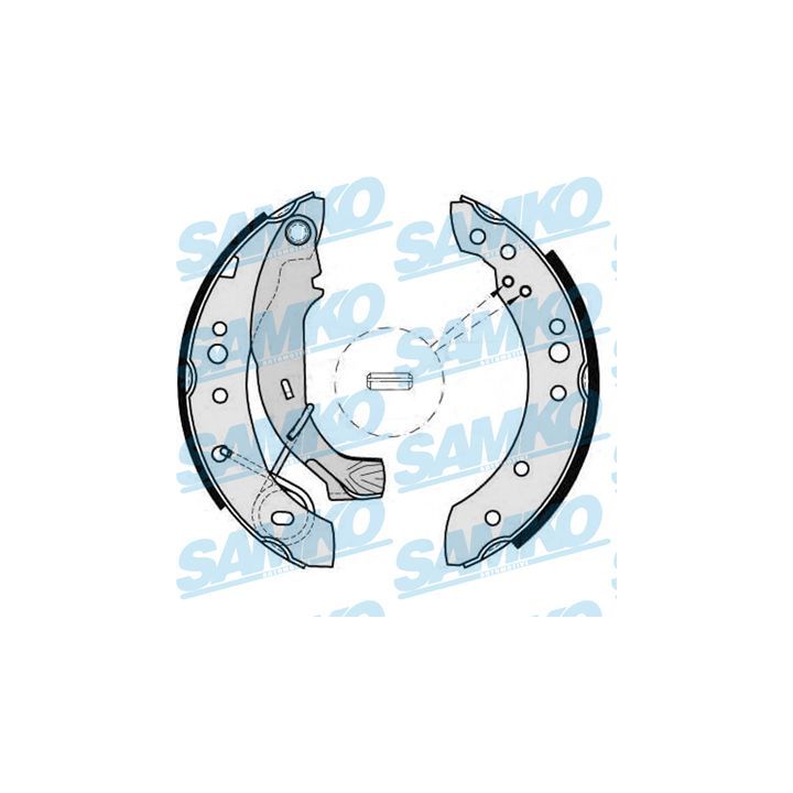 Stabdžių trinkelių komplektas SAMKO 88150
