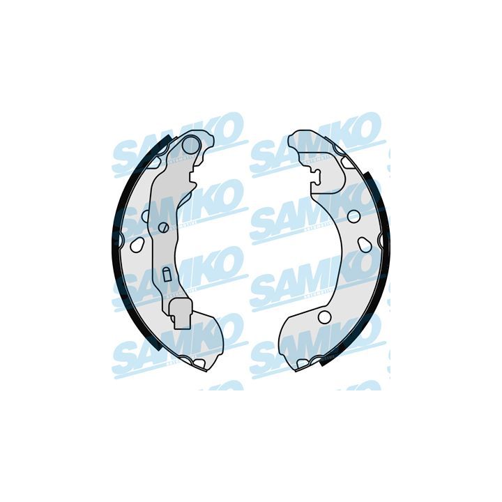 Stabdžių trinkelių komplektas SAMKO 88180