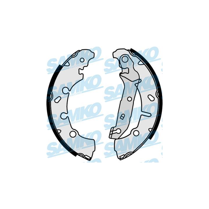 Stabdžių trinkelių komplektas SAMKO 88200