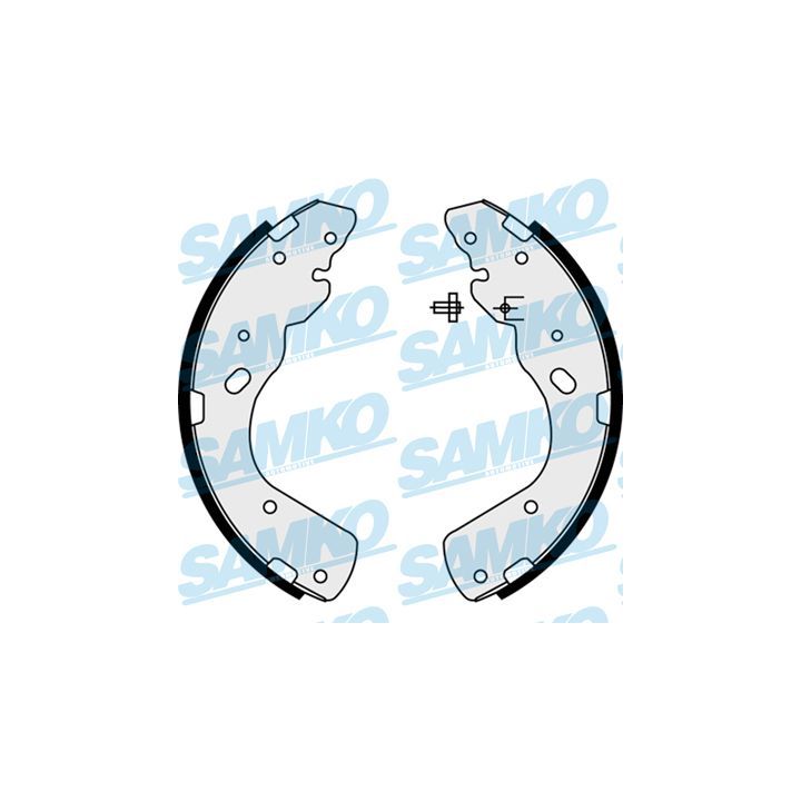Stabdžių trinkelių komplektas SAMKO 88450