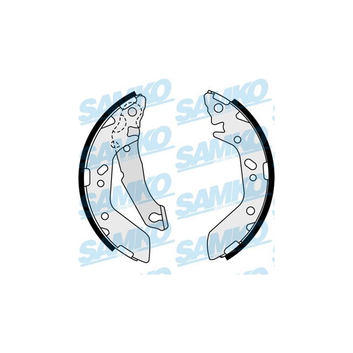 Stabdžių trinkelių komplektas SAMKO 88480