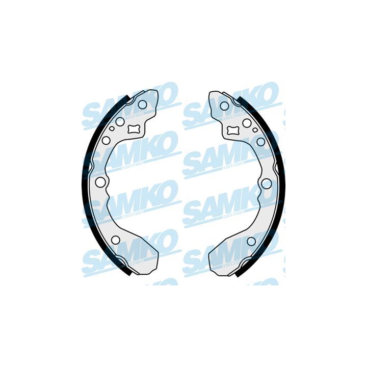 Stabdžių trinkelių komplektas SAMKO 88490