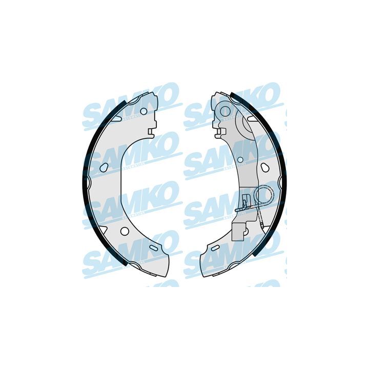 Stabdžių trinkelių komplektas SAMKO 88540