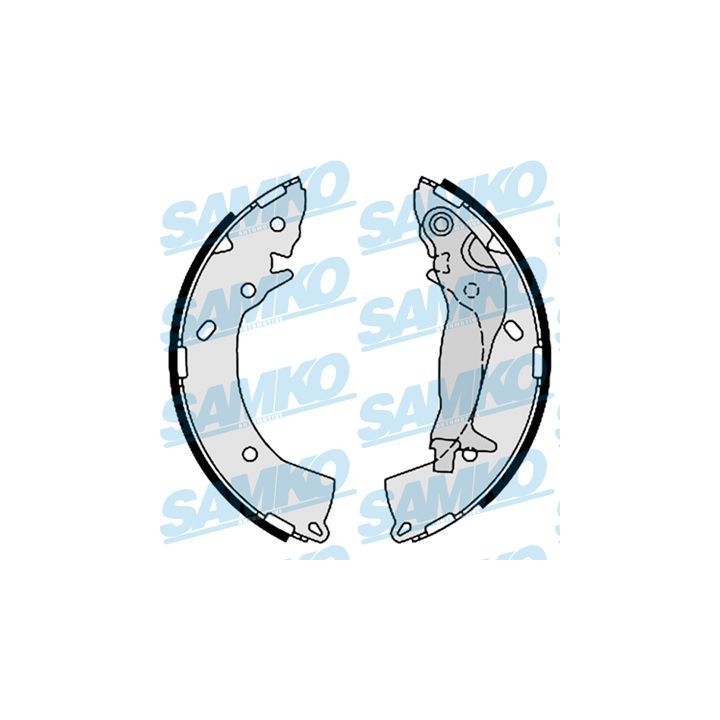 Stabdžių trinkelių komplektas SAMKO 88670