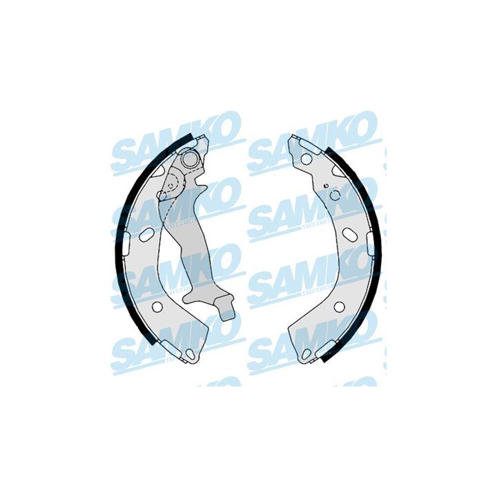 Stabdžių trinkelių komplektas SAMKO 88760