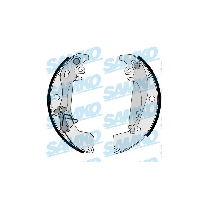 Stabdžių trinkelių komplektas SAMKO 88940