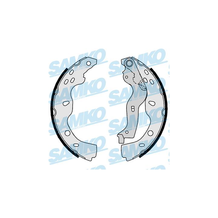 Stabdžių trinkelių komplektas SAMKO 89190