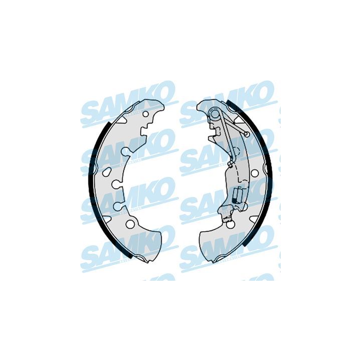 Stabdžių trinkelių komplektas SAMKO 89260
