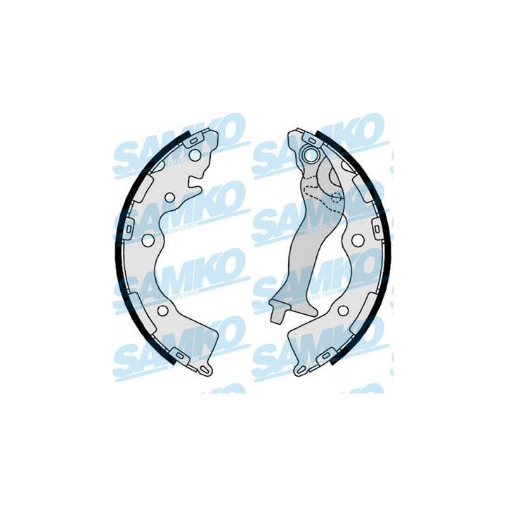 Stabdžių trinkelių komplektas SAMKO 89350