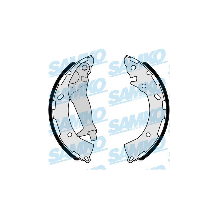 Stabdžių trinkelių komplektas SAMKO 89450
