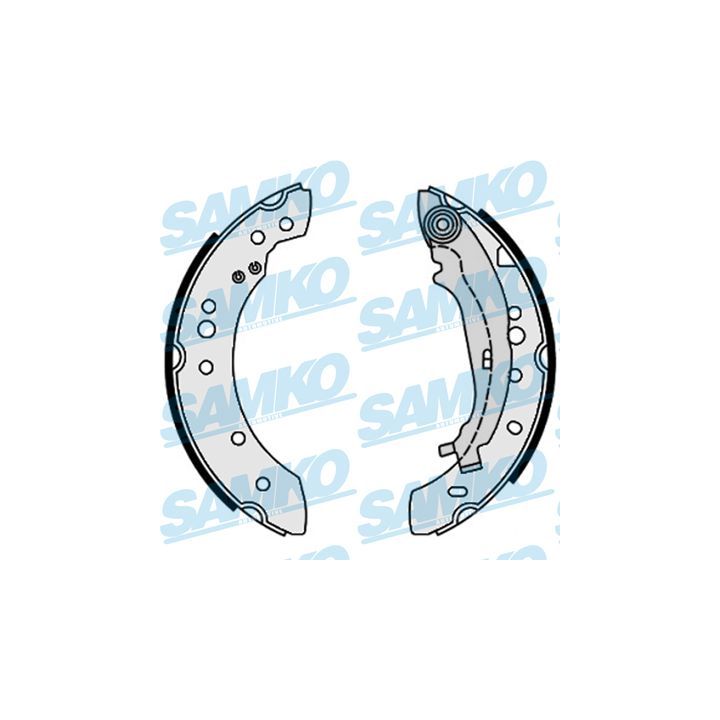 Stabdžių trinkelių komplektas SAMKO 89640
