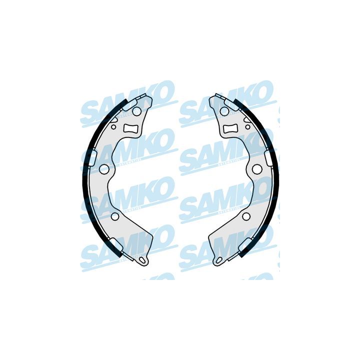 Stabdžių trinkelių komplektas SAMKO 89830