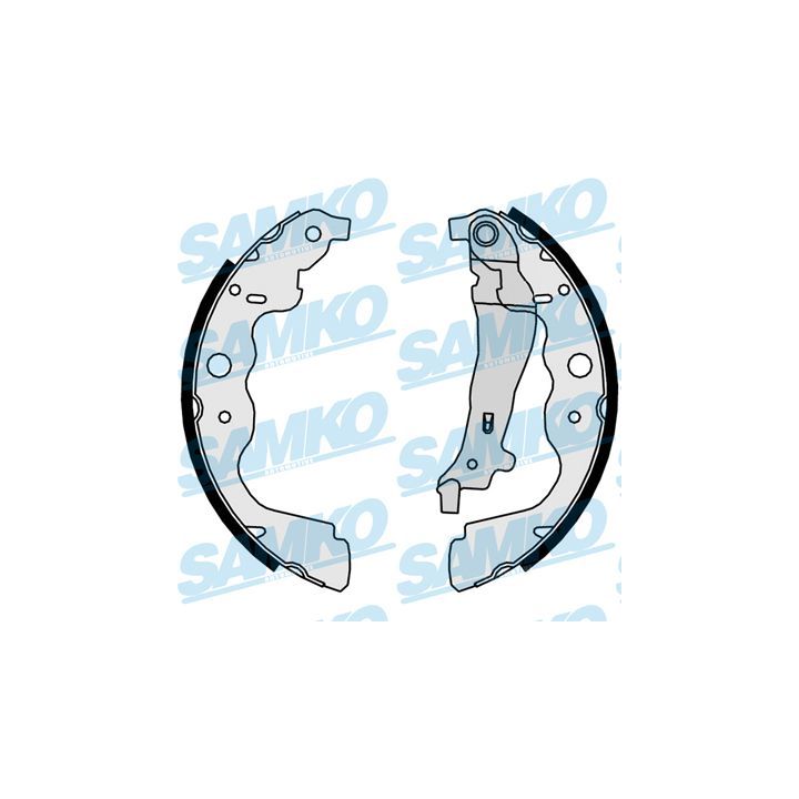 Stabdžių trinkelių komplektas SAMKO 89890