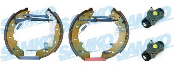 Stabdžių trinkelių komplektas SAMKO KEG087