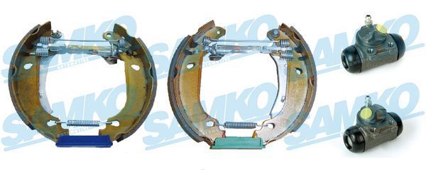 Stabdžių trinkelių komplektas SAMKO KEG138