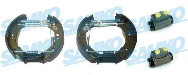 Stabdžių trinkelių komplektas SAMKO KEG696