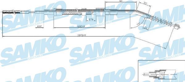 Trosas, stovėjimo stabdys SAMKO C0067B