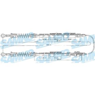 Trosas, stovėjimo stabdys SAMKO C0090B