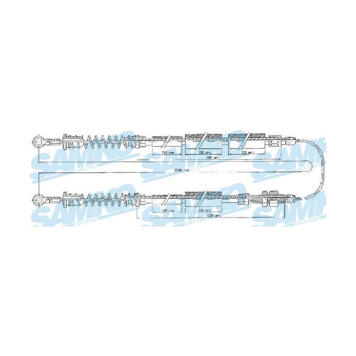 Trosas, stovėjimo stabdys SAMKO C0090B