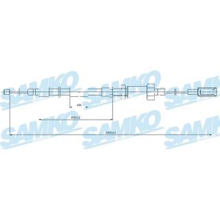 Trosas, stovėjimo stabdys SAMKO C0131B