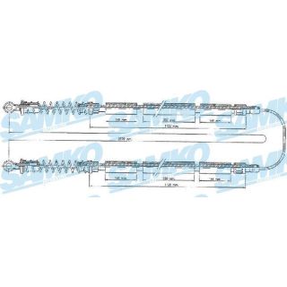 Trosas, stovėjimo stabdys SAMKO C0203B