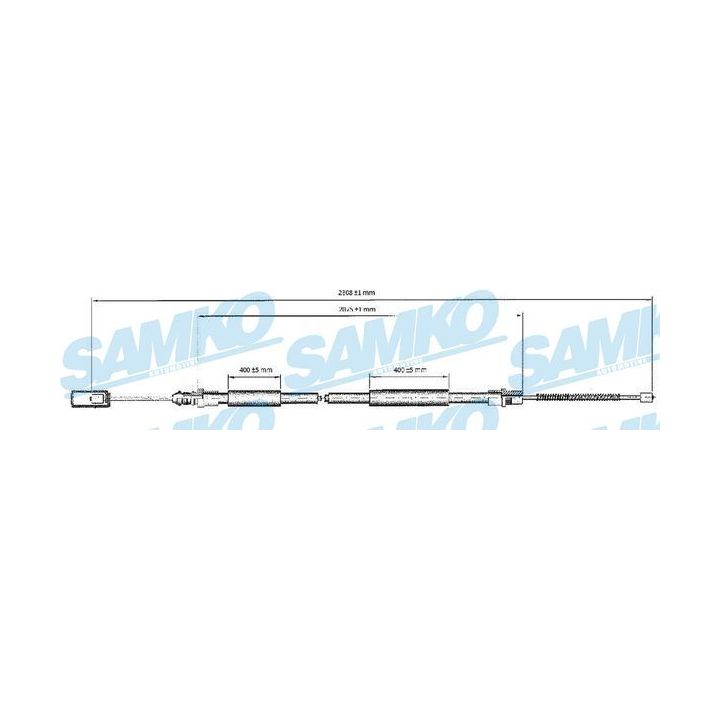 Trosas, stovėjimo stabdys SAMKO C0211B