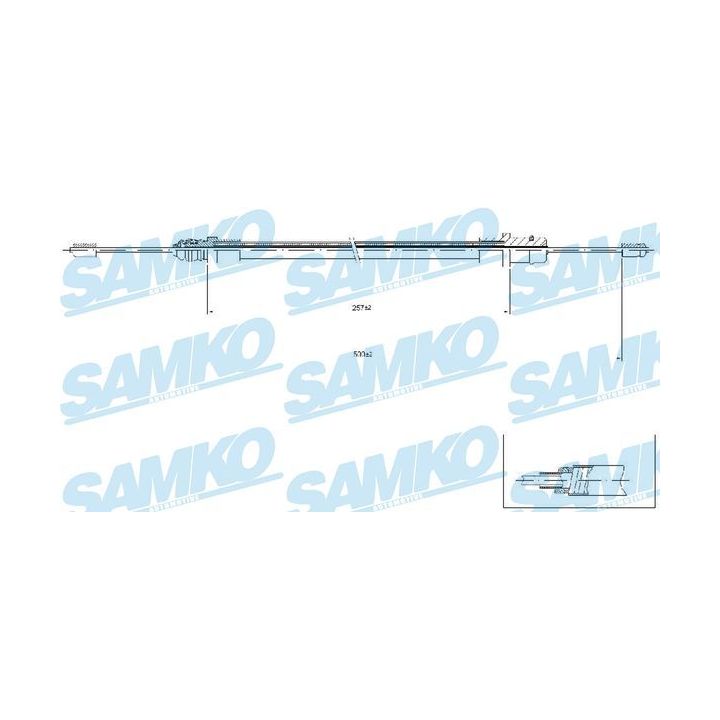 Trosas, stovėjimo stabdys SAMKO C0212B