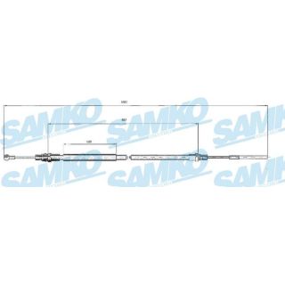 Trosas, stovėjimo stabdys SAMKO C0214B