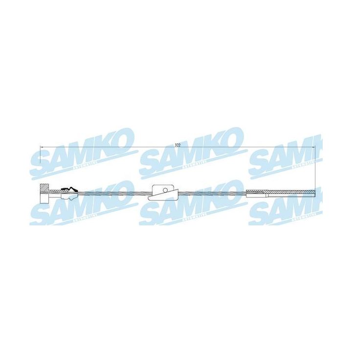 Trosas, stovėjimo stabdys SAMKO C0247B