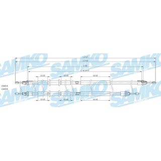 Trosas, stovėjimo stabdys SAMKO C0249B