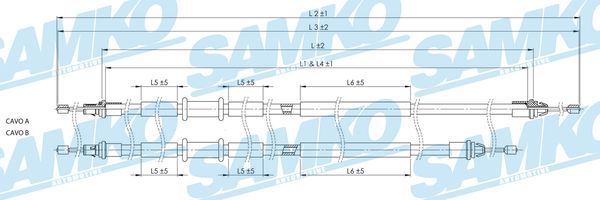Trosas, stovėjimo stabdys SAMKO C0249B
