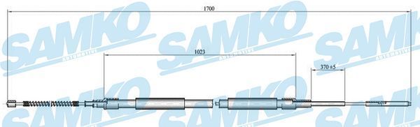 Trosas, stovėjimo stabdys SAMKO C0306B
