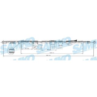 Trosas, stovėjimo stabdys SAMKO C0309B