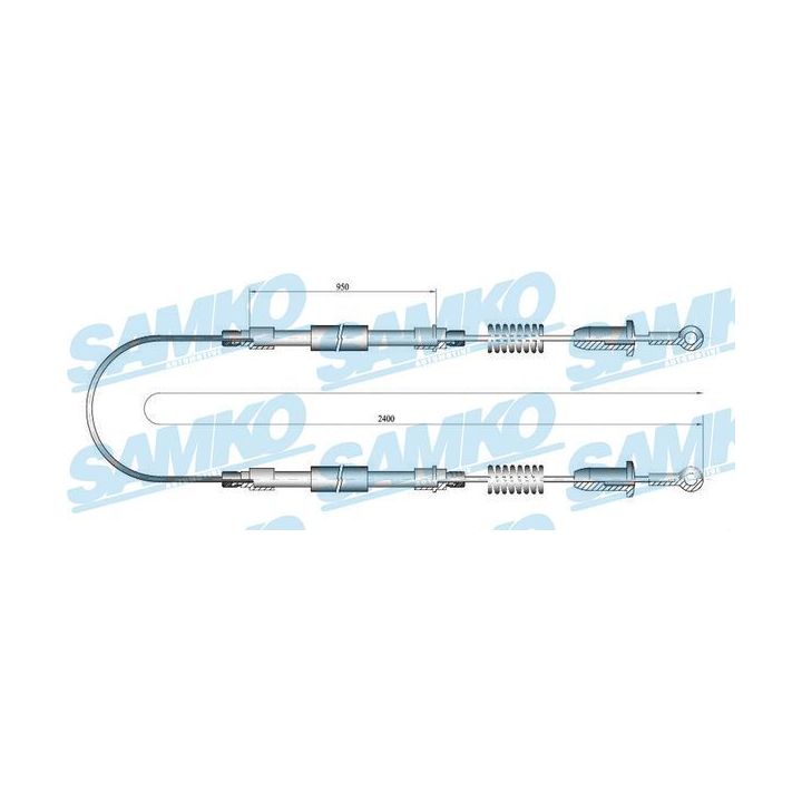 Trosas, stovėjimo stabdys SAMKO C0602B