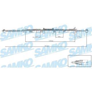 Trosas, stovėjimo stabdys SAMKO C0653B
