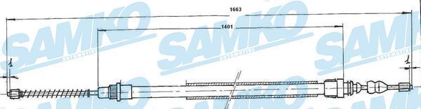Trosas, stovėjimo stabdys SAMKO C0725B