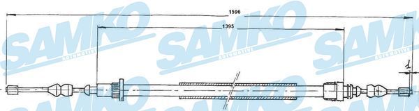 Trosas, stovėjimo stabdys SAMKO C0727B
