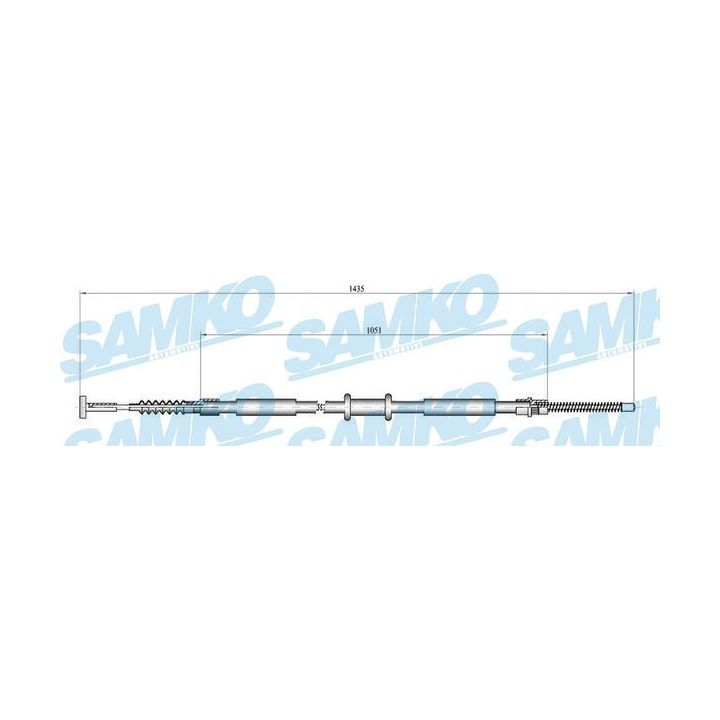 Trosas, stovėjimo stabdys SAMKO C0843B