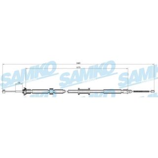 Trosas, stovėjimo stabdys SAMKO C1023B