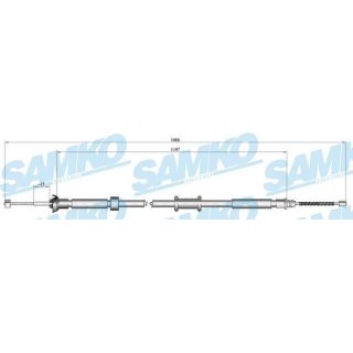 Trosas, stovėjimo stabdys SAMKO C1024B