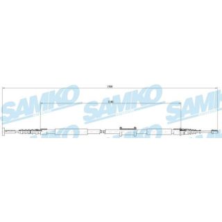 Trosas, stovėjimo stabdys SAMKO C1659B