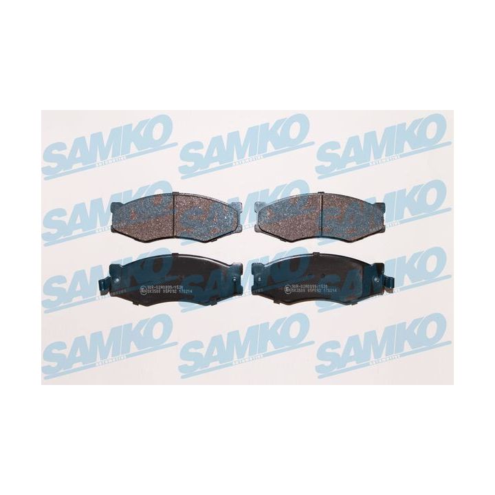 Stabdžių trinkelių rinkinys, diskinis stabdys SAMKO 5SP092