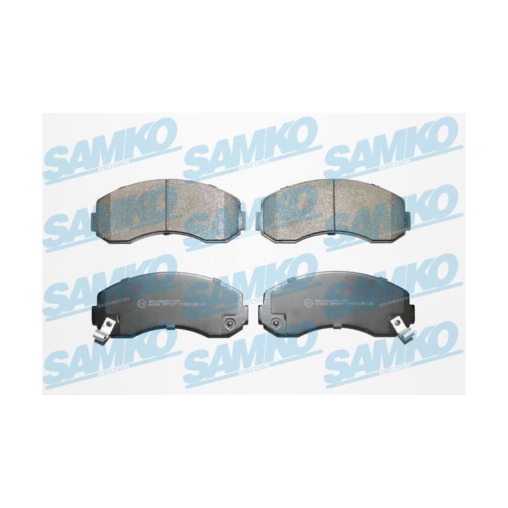 Stabdžių trinkelių rinkinys, diskinis stabdys SAMKO 5SP1007