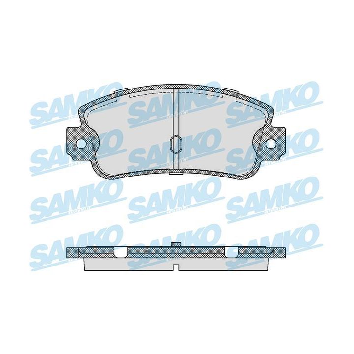 Stabdžių trinkelių rinkinys, diskinis stabdys SAMKO 5SP106