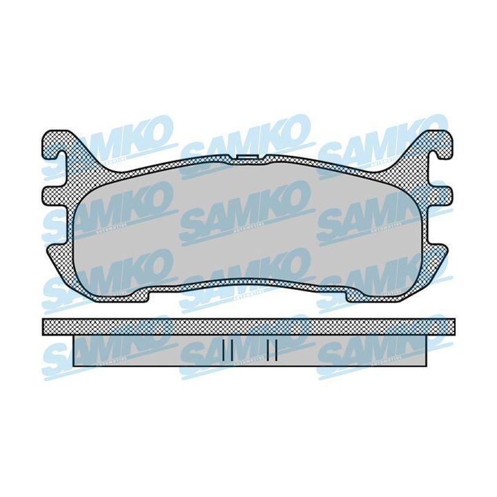 Stabdžių trinkelių rinkinys, diskinis stabdys SAMKO 5SP1099