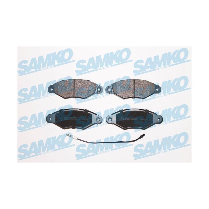 Stabdžių trinkelių rinkinys, diskinis stabdys SAMKO 5SP1106