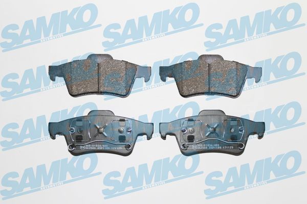 Stabdžių trinkelių rinkinys, diskinis stabdys SAMKO 5SP1189